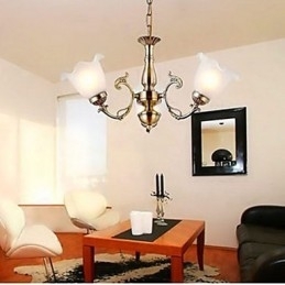 3 Hoder Med Europeisk Stilbelysning