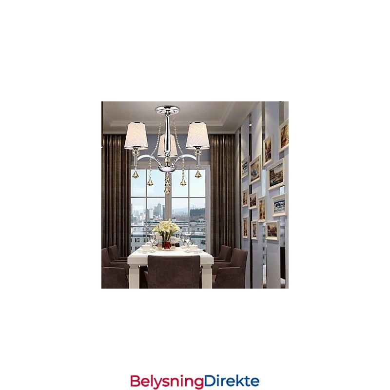 Moderne Samtidskrone I Krystall I Krom I Metall