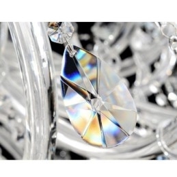 Europeisk Krystalllysekrone Krystalldekorasjonstaklampe Med 65 Lys