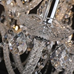 Europeisk Krystalllysekrone I Taklampe Med 53 Lys