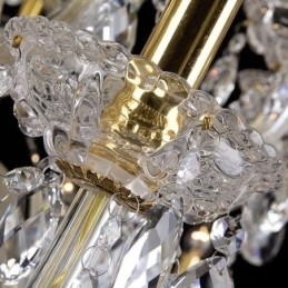 Europeisk Krystalllysekrone Med 32 Lys I Taklampe