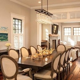 Moderne Samtidskrystallmaleri Metalllysekrone