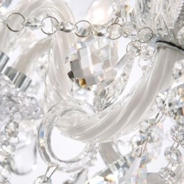 Europeisk Krystalllysekrone Med 32 Lys Luksuriøs Dekorasjonstaklampe