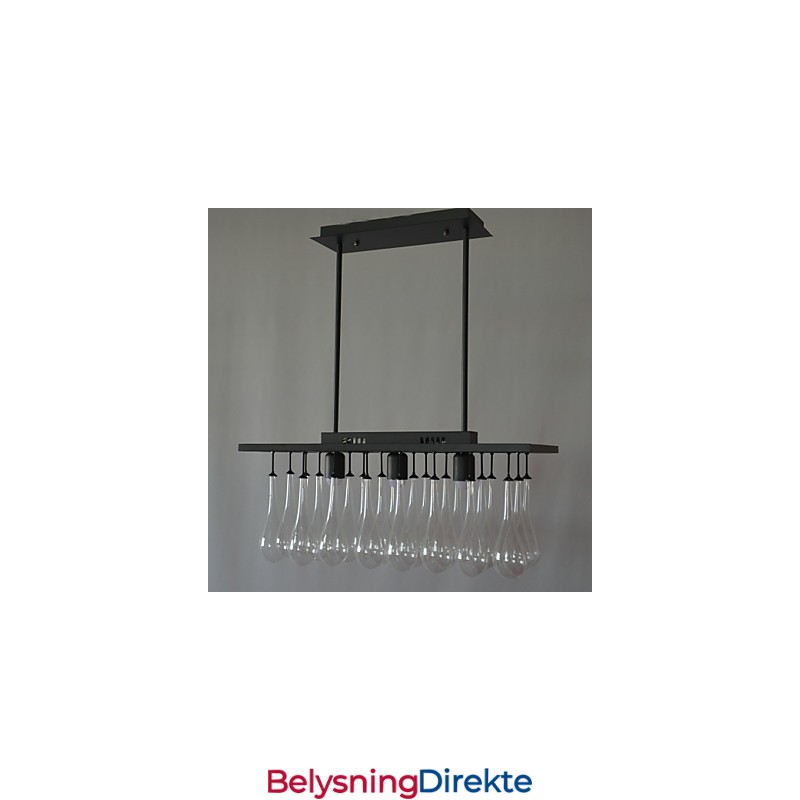 Moderne Samtidskrystallmaleri Metalllysekrone