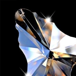 Krystalllysekrone I Konjakkfarget Taklampe Med 35 Lys