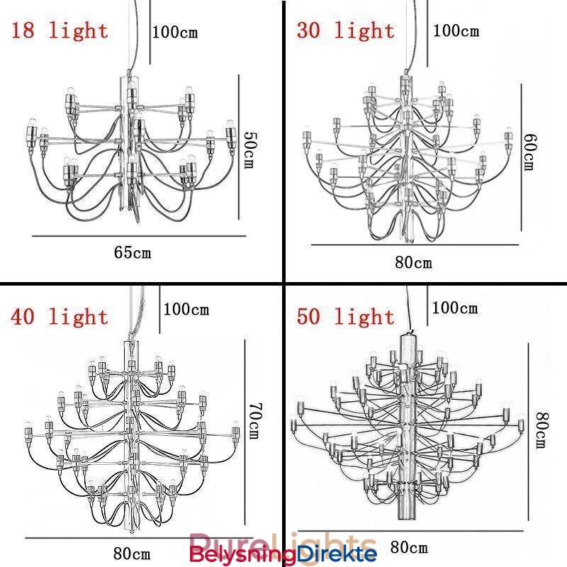 Minimalistisk Lysekrone-Anhengslampe