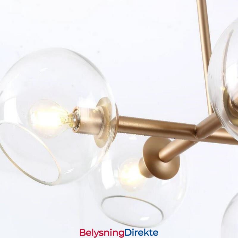 Moderne Magic Bean-Pendellampe, Enkel Med 8 Lys