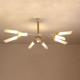 Nordisk Pendellampe Moderne Massivt Trebelysning