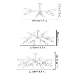 Nordisk Pendellampe Moderne Massivt Trebelysning