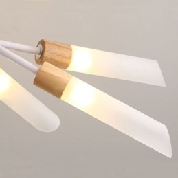 Nordisk Pendellampe Moderne Massivt Trebelysning