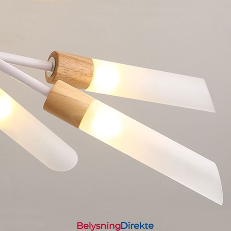 Nordisk Pendellampe Moderne Massivt Trebelysning