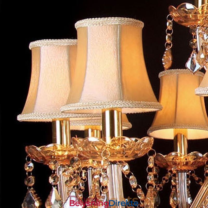 Luksuriøs Krystalllysekrone I Europeisk Taklampe