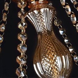 Stor Krystalllysekrone Luksuriøs Europeisk Anhengslampe