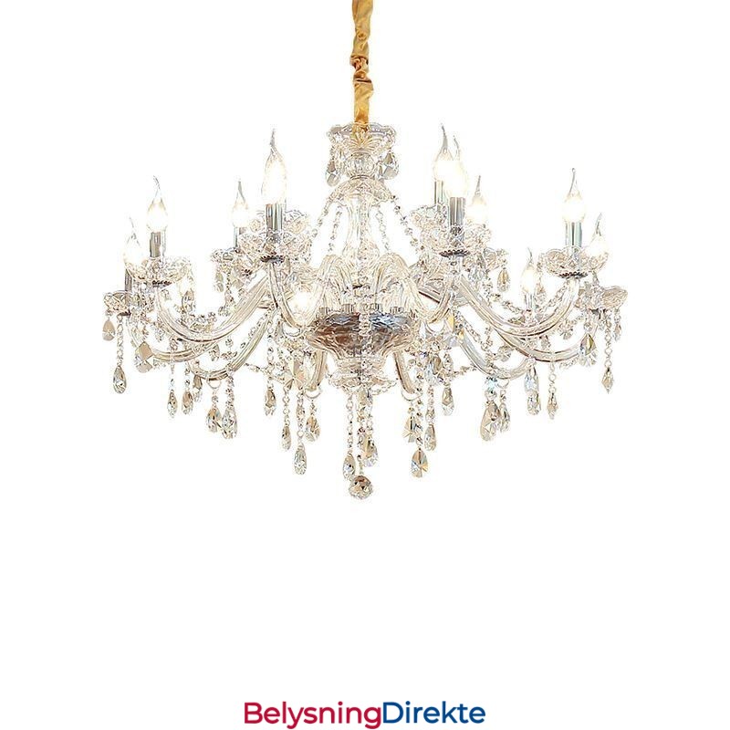 Moderne Krystalllysekrone Europeisk Gjennomsiktig Anhengslampe