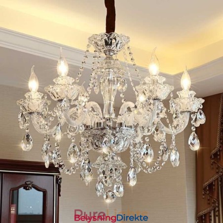 Luksuriøs Krystalllysekrone Europeisk Elegant Anhengslampe