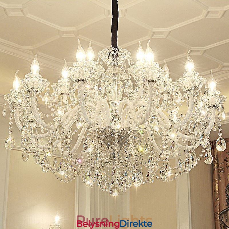 Luksuriøs Krystalllysekrone Europeisk Elegant Anhengslampe