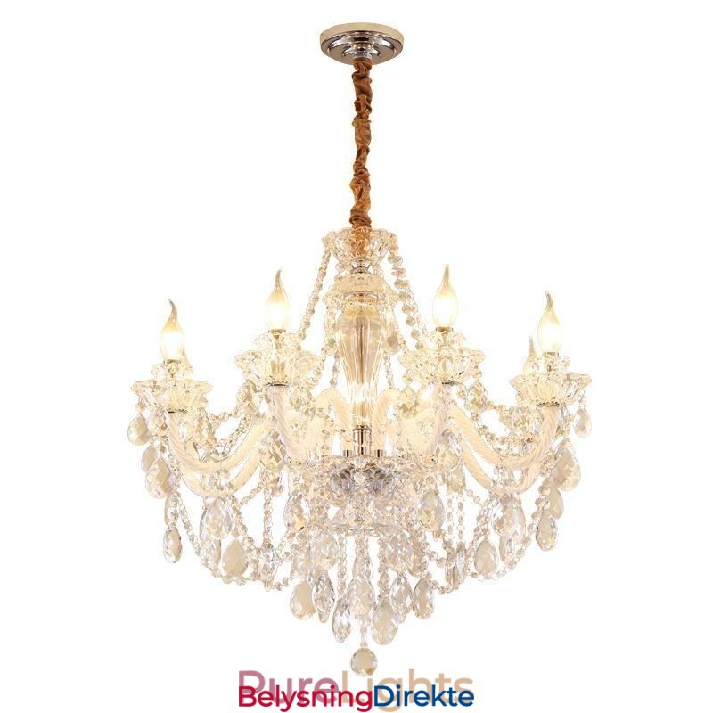 Luksuriøs Krystalllysekrone Europeisk Elegant Anhengslampe