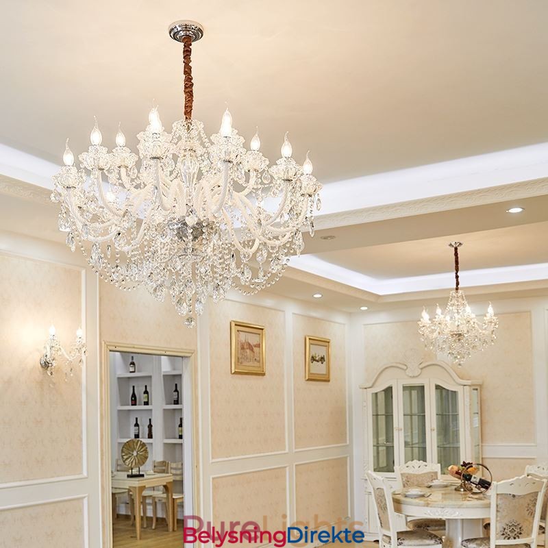 Luksuriøs Krystalllysekrone Europeisk Elegant Anhengslampe