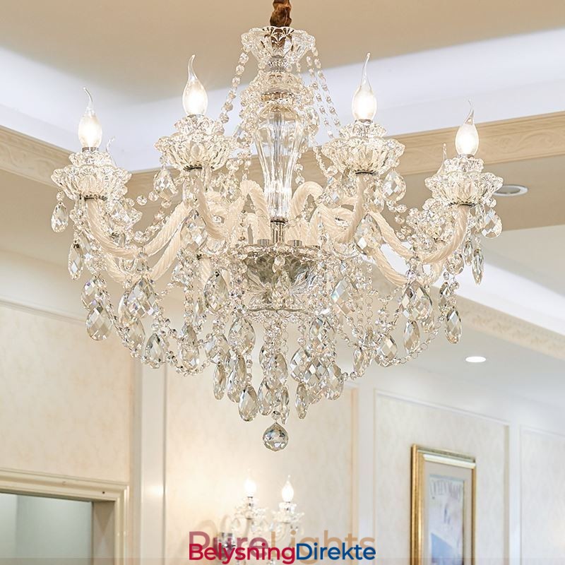 Luksuriøs Krystalllysekrone Europeisk Elegant Anhengslampe
