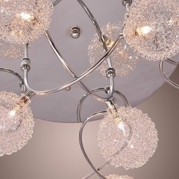 G4 Jernlampe I Innfelt Stand Med Aluminiumsskjermer