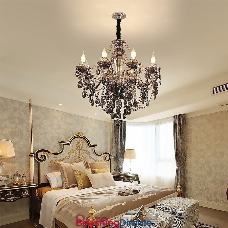 Luksuriøs Krystalllysekrone Europeisk Elegant Anhengslampe