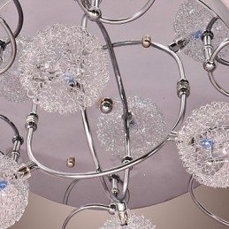 G4 Jernlampe I Innfelt Stand Med Aluminiumsskjermer