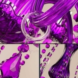 Lilla Anhengslampe I Krystall I Europeisk Stil