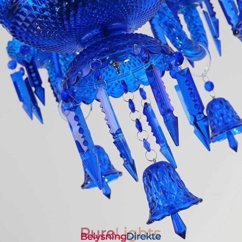 Krystalltaklampe Europeisk Lysekrone Med Ringklokker, Anhengslampe