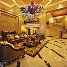 Fargerik Lysekrone I Europeisk Stil, Luksuriøs Anhengslampe