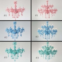 Elegant Krystalllysekrone Europeisk Stor Pendellampe