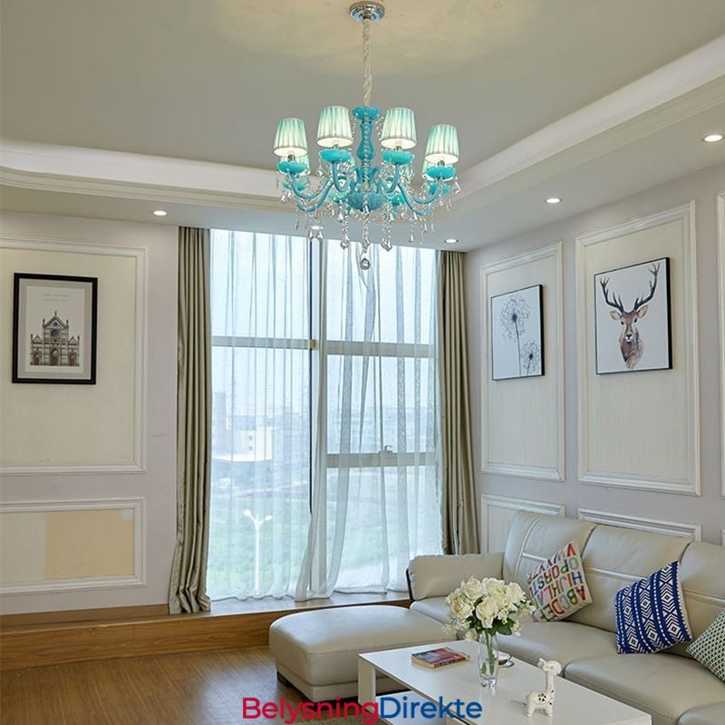 Kreativ Krystalllysekrone Europeisk Elegant Anhengslampe