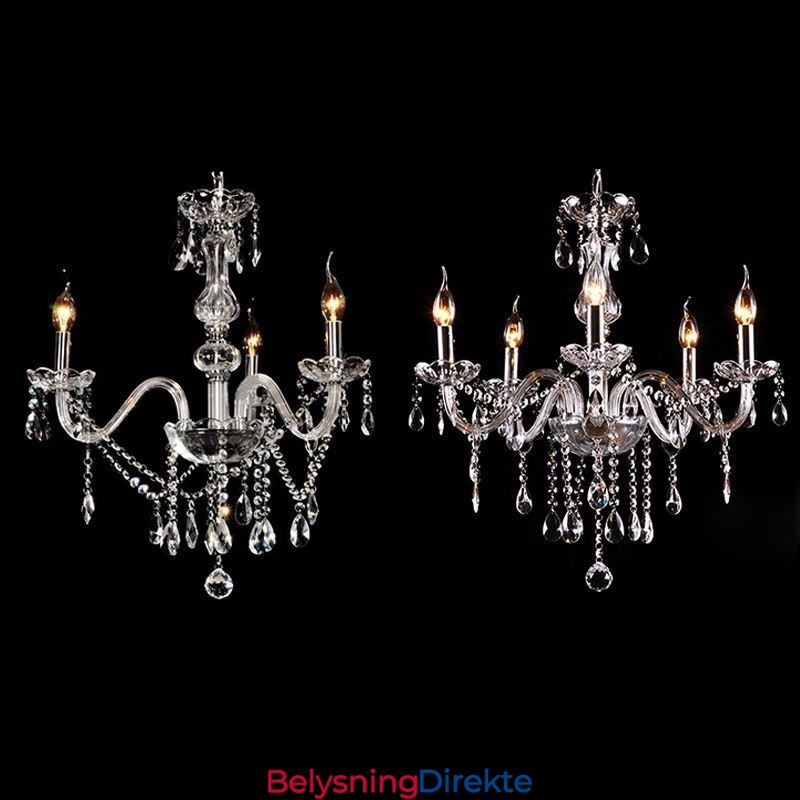 Stilig Krystalllysekrone Moderne Europeisk Anhengslampe