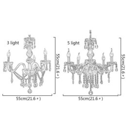 Stilig Krystalllysekrone Moderne Europeisk Anhengslampe