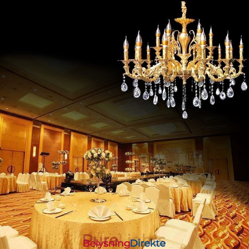 Krystalllysekrone Moderne Luksuriøse Taklamper Hjemmebelysning Dekorasjonslys