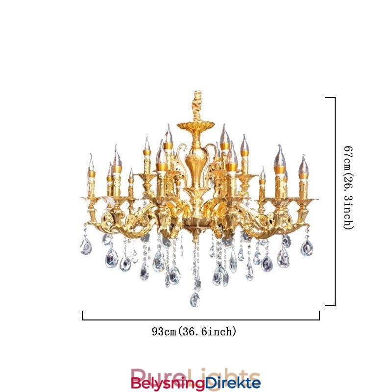 Krystalllysekrone Moderne Luksuriøse Taklamper Hjemmebelysning Dekorasjonslys