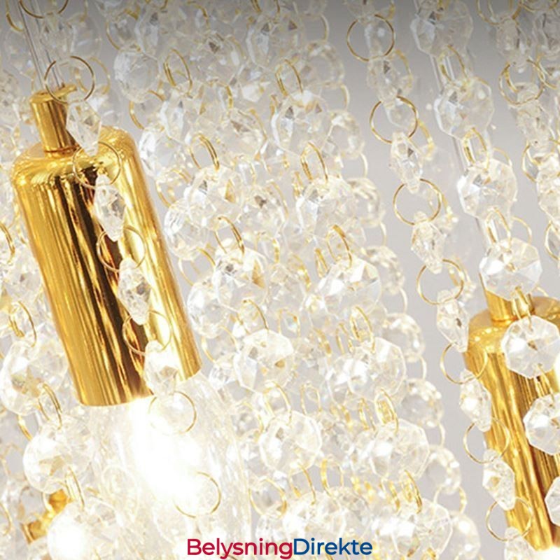 Moderne Krystalllysekrone Luksuriøs Trappetaklampe Med 19 Lys