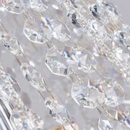 Moderne Krystalllysekrone Luksuriøs Trappetaklampe Med 19 Lys