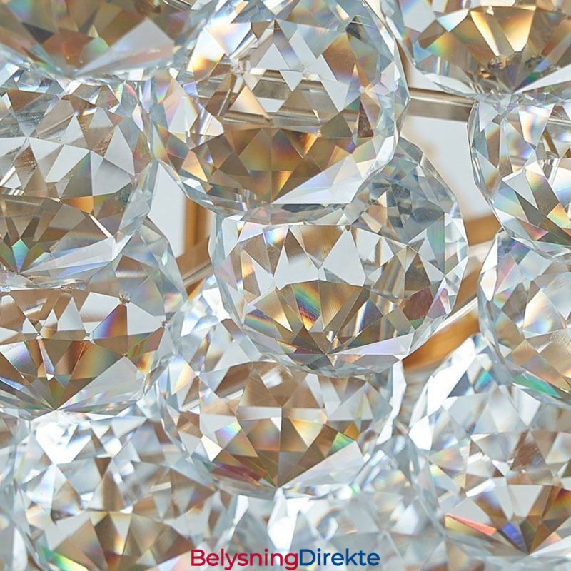 Moderne Krystalllysekrone Luksuriøs Trappetaklampe Med 19 Lys