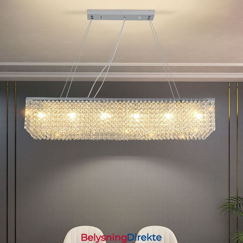 Europeisk Krystalllysekrone Luksuriøs Dekorasjonstaklampe Med 12 Lys