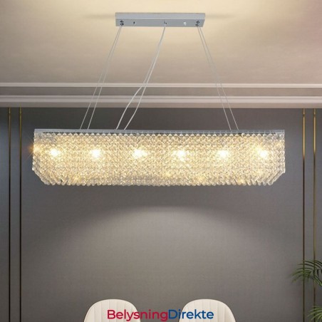 Europeisk Krystalllysekrone Luksuriøs Dekorasjonstaklampe Med 12 Lys