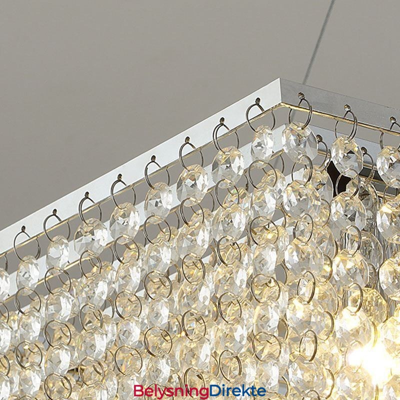 Europeisk Krystalllysekrone Luksuriøs Dekorasjonstaklampe Med 12 Lys