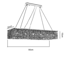 Europeisk Krystalllysekrone Luksuriøs Dekorasjonstaklampe Med 12 Lys