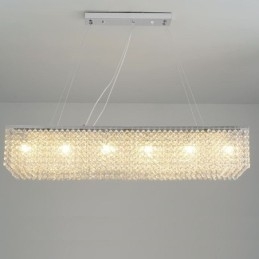 Europeisk Krystalllysekrone Luksuriøs Dekorasjonstaklampe Med 12 Lys