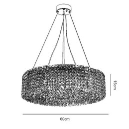 Moderne Krystalllysekrone Europeisk Luksuriøs Dekorativ Taklampe Med 12 Lys