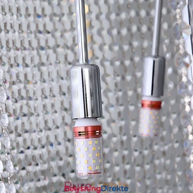 Luksuriøs Krystalllysekrone Moderne Dekorasjonstaklampe Med 36 Lys