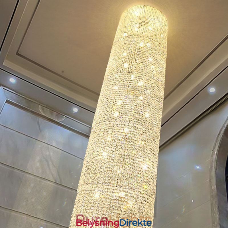 Luksuriøs Krystalllysekrone Moderne Dekorasjonstaklampe Med 36 Lys