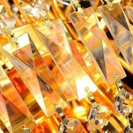 Europeisk Luksuriøs Krystalllysekrone Med Dupleks Trappehengelampe