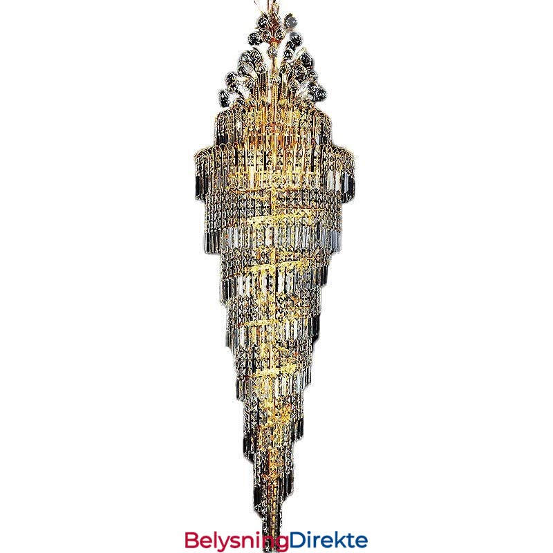 Elegant Krystallimperiumslysekrone Europeisk Luksuriøs Lang Anheng