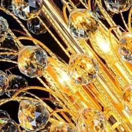 Elegant Krystallimperiumslysekrone Europeisk Luksuriøs Lang Anheng