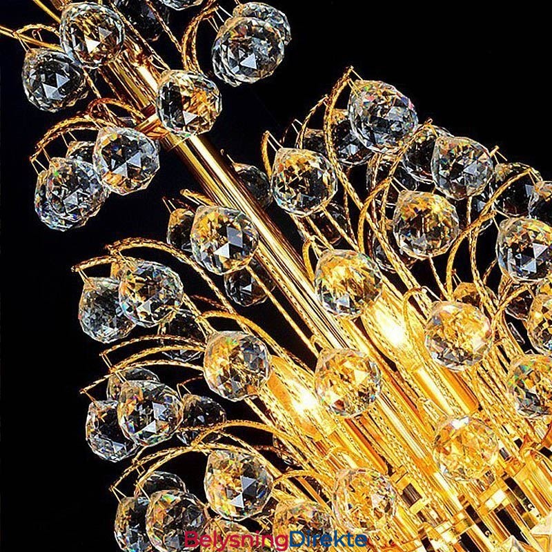 Elegant Krystallimperiumslysekrone Europeisk Luksuriøs Lang Anheng